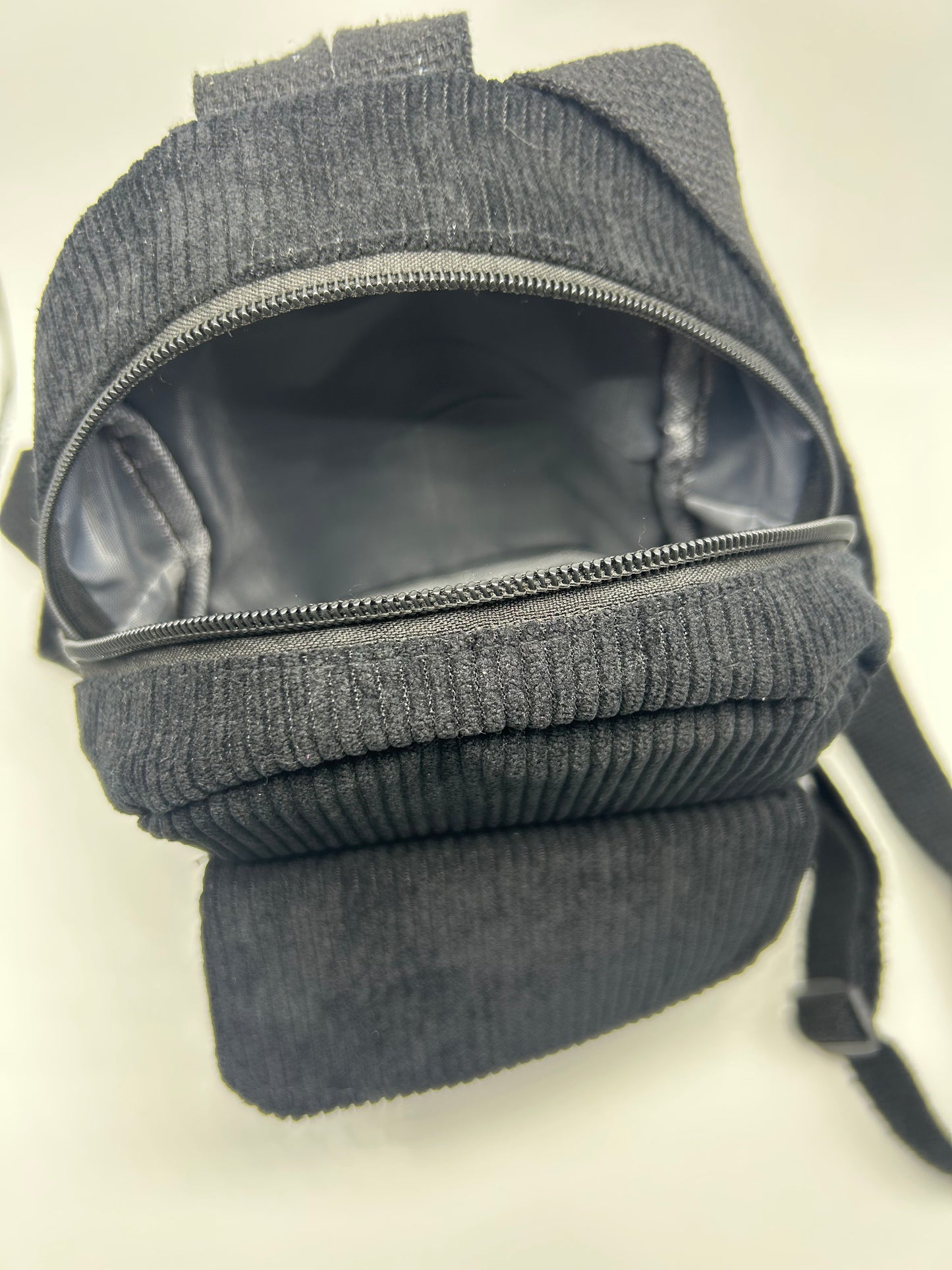 PRELOVED♡ Mini Black Corduroy Backpack